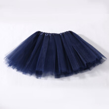 Tutu Skirts 3 Layered Tulle, Fit Most 4-11 yrs Little & Big Girls for Dance Party Costume, Ballet Skirt Princess Dress Up Navy