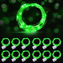 NestE LED fairy lights green 7ft 12-pack 20 LED