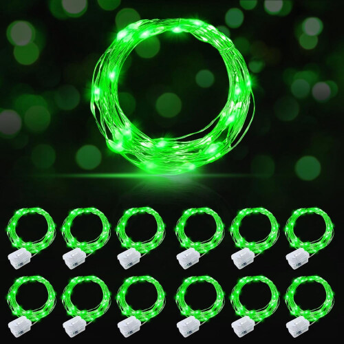 NestE LED fairy lights green 7ft 12-pack 20 LED