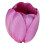 Cabeça de flor de tulipa artificial de seda (1 unidade) 1