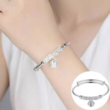 Sterling Silver Charm Bracelet for Women