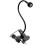 Lampe de lecture à pince USB, lampe de chevet 3 couleurs à intensité variable 2