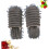 Lazy Mop Slippers Coral Fleece Grey 1 Pair 4