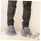 Lazy Mop Slippers Coral Fleece Grey 1 Pair 6