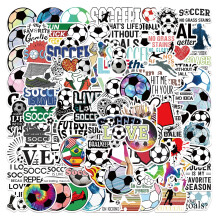 100pcs Soccer Stickers for Scrapbook Stationery Decal Kindergarten Prize School Reward Learning Sports