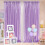 Purple gold sequin backdrop curtains large size 1