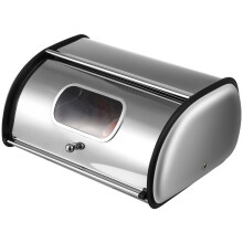 Stainless Steel Bread Storage Box Container Serving Elegant