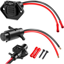 Vízálló csónakmotor-dugó 12V-24V8GA2-vezetékes