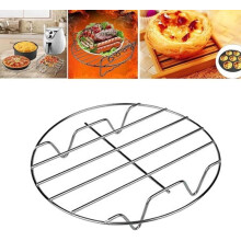 Grille de friteuse Ă air chaud en acier inoxydable Ă une seule couche de 20 cm (8 pouces)