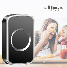 Wireless Doorbell Battery-Free Loud Pager 300ft Range