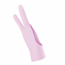 Artist Drawing Glove for Graphic Tablet Anti-Smudge and Smooth Control During Creative Work M Size Pink