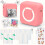 Mini thermische stickerprinter met 1 rol papier 1