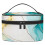 Turquoise Marble Makeup Bag Large Capacity Travel Cosmetic 1