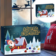 Calendar de Advent cu cristale naturale de stâncă, 24 de zile
