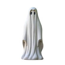 Statuetta fantasma di Halloween, scultura in resina, 1 pezzo