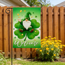 Tuinvlag voor St. Patrick's Day, dubbelzijdig, 12x18 inch
