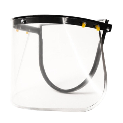 Face Shield Impact-Resistant Protector for Hard Hat Use