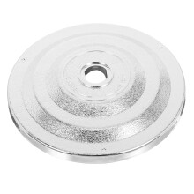Compact Silver Plastic Top Lid for Gumball Machine Universal Fit Candy and Bubble Gum Dispenser