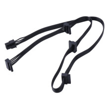 PCIe 6Pin Male to 4 SATA Power Supply Cable for RM550x RM650x RM750x RM850x RM1000x Series Modular Line