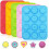 Silicone3D Flower Chocolate Molds Set5pcs12cavity 1