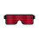 LED Glasses USB Rechargeable 11 Flashing Modes Red 1