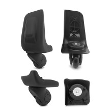 Luggage Wheels Replacement Luggage Suitcase Caster Wheels with 4 Holes,360 Degree Rotation Spinner Wheels for Suitcase