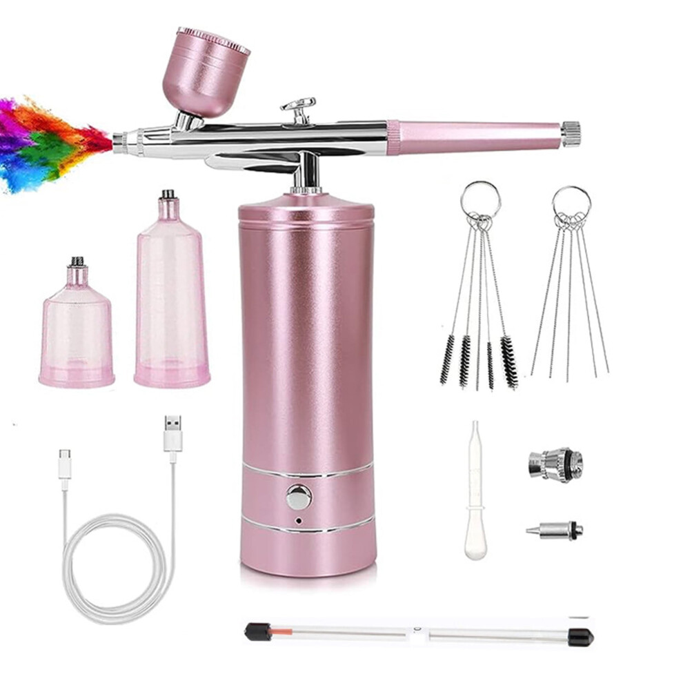 Cordless Air Brush Guns 0.3Mm Nozzle Airbrushes Set Airbrushes Set With Compressor For Model Making Miniatures Painting 9418476626807