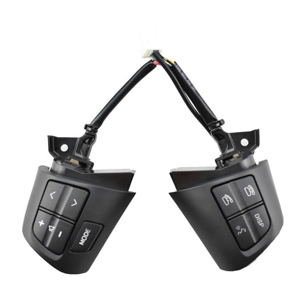 Steering Wheel Control Button Switch For Toyota Corolla 2010Â2013, Compatible With 84250-02230, Black 9418476627521
