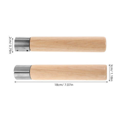 Wooden Pot Handle Replacement Set Kitchen Cookware Handle and Easy to Install 1