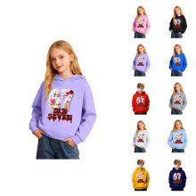 Boys Graphic Hooded Sweatshirt Long Sleeve Pullover