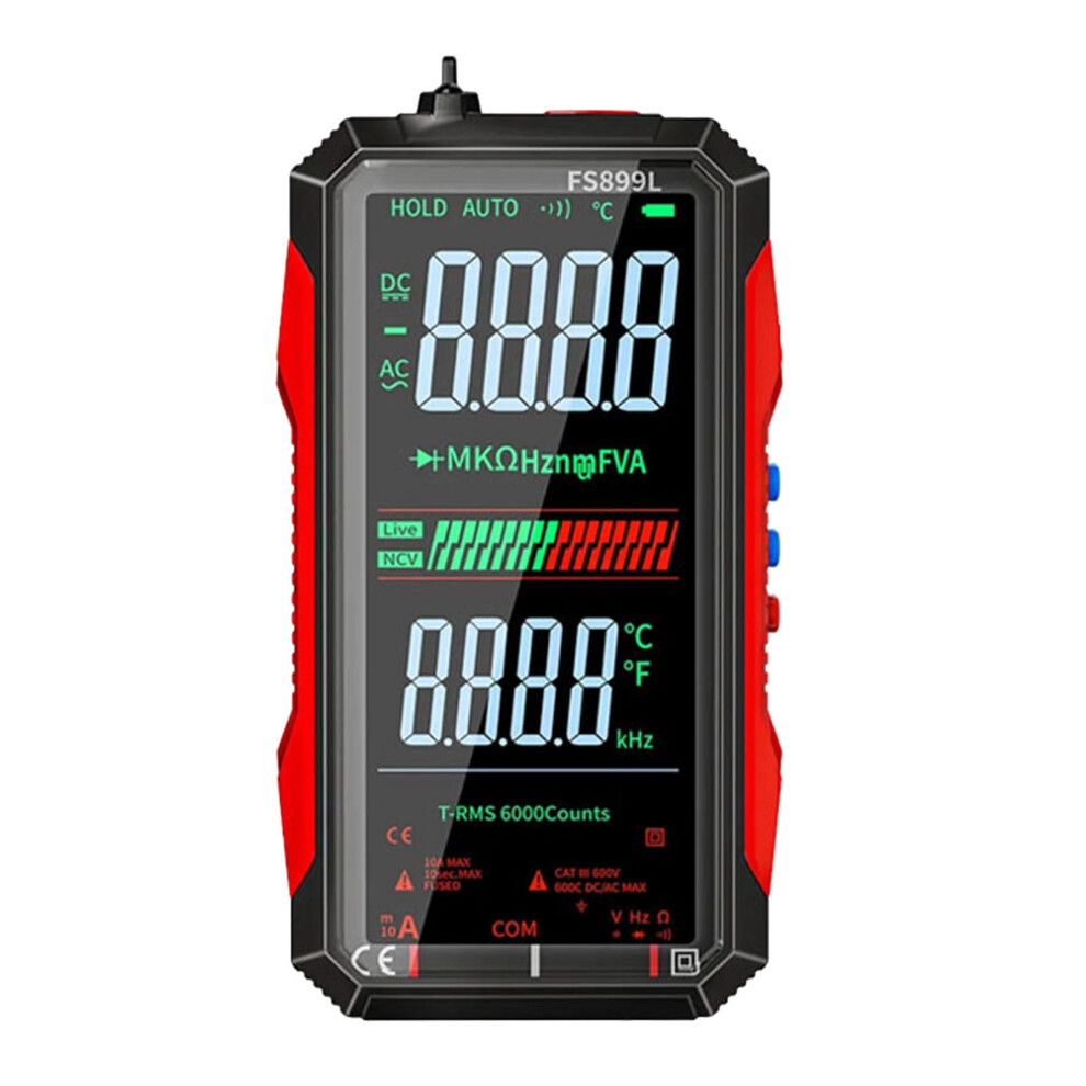 Advanced Rechargeable Smart Digital Multimeter With Large Display Auto Ranging True Capacitance Frequency Diode Testing 9418476628436