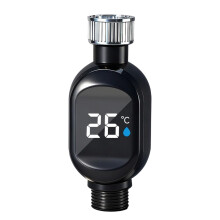 Intelligent Thermal Sensors Shower Head Auto Adjusting Display Waterproof Design for Residential & Public Bathrooms