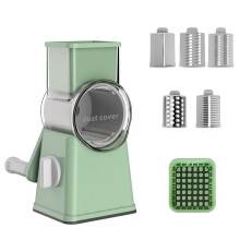 Multi Functional Vegetable Slicer, New Hand Cranked Drum Slicer New L0