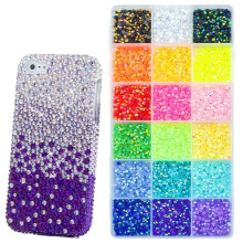 3mm Resin Jelly Rhinestones Set – 18 Colors, 14,400pcs – DIY Craft Kit for Shoes, Clothes, T-Shirts, Nails & More