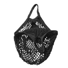 Flexible Reusable Knit Mesh Handbag Travel Shopping Tote Grocery Storage Bag Flexible Reusable Knit Mesh Handbag La