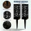 Cemetery Vase with Stake Weatherproof Plastic 4pcs 2