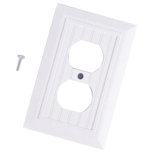 Plaques de recouvrement pour prises électriques et interrupteurs (1 paquet)