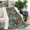 Bigfoot Text Pattern Lamb Wool Throw Blanket 60x80 inches 1