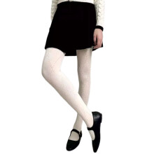 Elegant Slimming Hollowed Plaids Pattern Tights Soft Cotton Women's Legwear Hosiery Color Opaque Footed Pantyhose