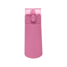 Bouteille d'eau miniature de 150 ml avec paille, ouverture d'une seule main, bouchon étanche pour boissons chaudes et froides – Idéale pour
