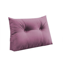 Tête de lit triangulaire 61 x 51 x 15 cm pour lits de jour et lits superposés – Coussin de lecture triangulaire avec housse amovible, compatible