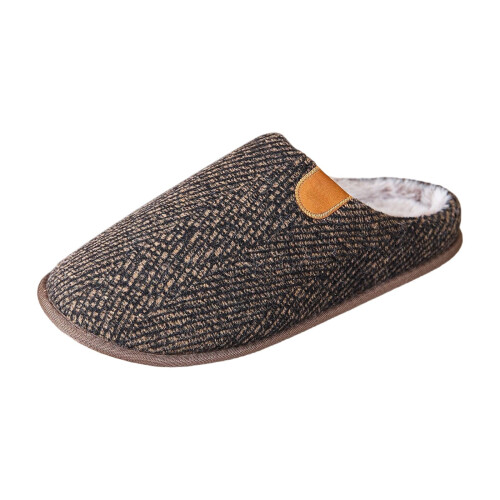 Ανδρικές παντόφλες Cozy Memory Foam Scuff, εσωτερικού/εξωτερικού χώρου, λαστιχένια σόλα,