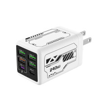 USB-C power adapter 240W 6-port dual PD QC