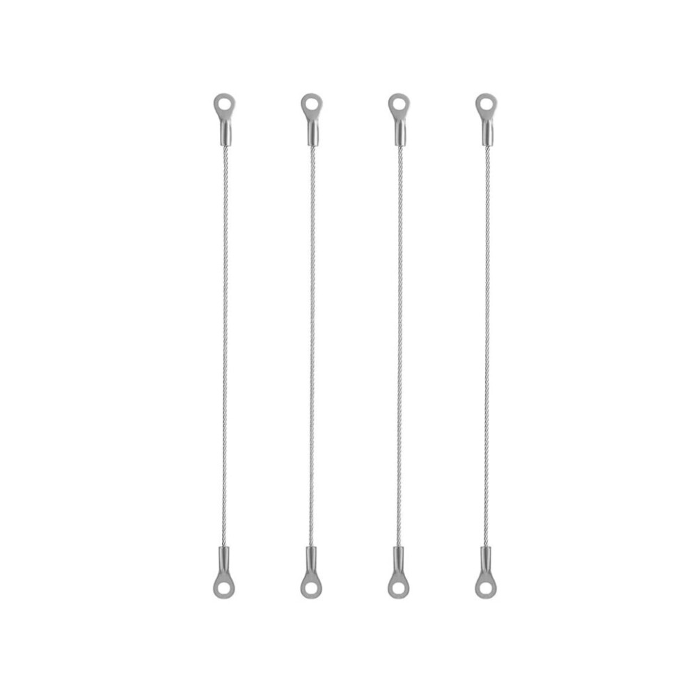 4Pcs Stainless Steel Cabinet Door Hinge Limiters With Protective Coating Adjustable Length Door Restraint Tool Wire Rope 9405492126299