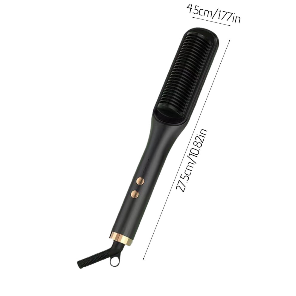 Black Curling Iron For Natural Curls Â Fast-Heating, Damage-Free Curler Wand Compatible With All Hair Types,