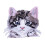 Parches termoadhesivos con estampado de gato para manualidades 1