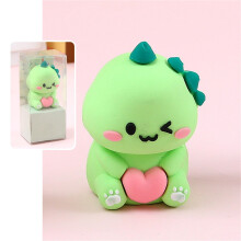 Kawaii Dinosaur Pencil Sharpener – Cute Cartoon PVC Manual Sharpener, Portable & Compatible with Standard Pencils