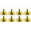 Gold Table Flag Stands 55x35mm 8 pcs 1