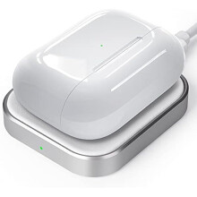 FU1999 AirPods Pro Wireless Charger – Compatible with AirPods Pro 2/1, AirPods 4 (ANC), 3, 2, and AirPods Wireless Charging Case – White