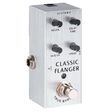Effektpedal for elektrisk gitar i metall med forbedret distorsjonslyd for kraftig tone